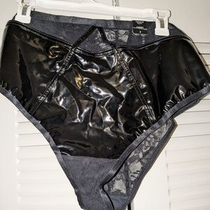 Torrid Black Shiny Cheeky Panties